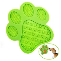 Dog Paw Shape Placemat Met Pet Feeding Mat Silicone Waterproof Bowl Mat Pet Food Mat