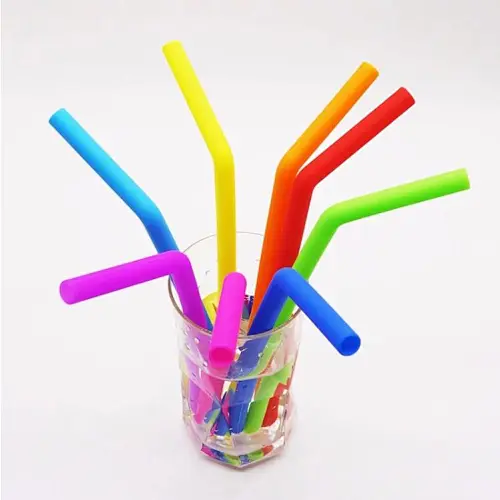 silicone straws with case