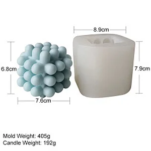 High Quality Silicone Candle Molds Small And Large For Making Candles Custom Silicone Molds For Candle Making