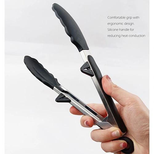 silicone tongs for deep frying