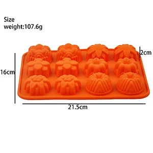 Silicone Soap Flower Molds 3D Flowers Nail Art Ice Mold Flower Small Rose Tray Mold