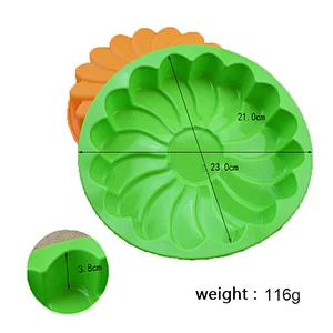 Silicon Mold Bpa For Food Cake Food Grade Chiffon Flower Cake  Chocolate Mold For Cakes Trays Mold