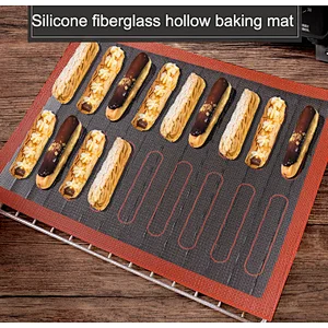 Custom Logo Silicon Mat Kitchen Baking Non Stick Silicon Mat  For Microwave