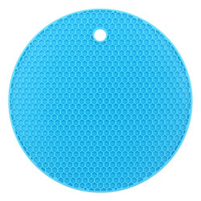 Printing Eco Friendly Round Silicon Coasters Honeycomb Silicone Coaster