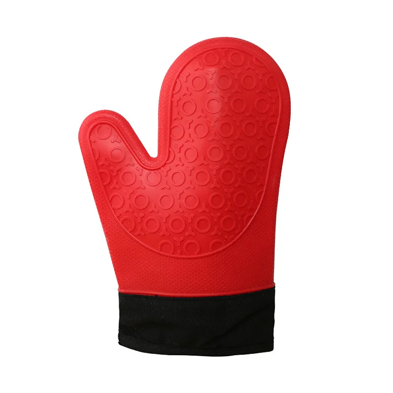Multifunction Professional Heat Resistant Flexible Oven Gloves Silicone Oven Mitt for Kitchen