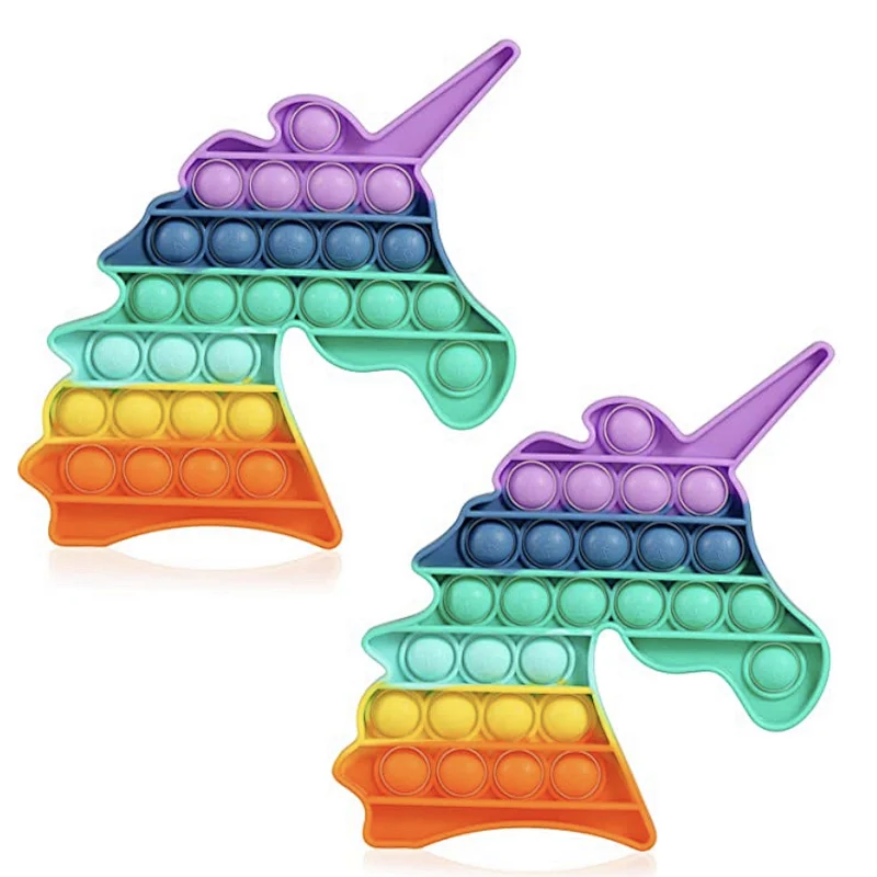 Silicone Push Pop Bubble Fidget Sensory Toy Relieve Toy