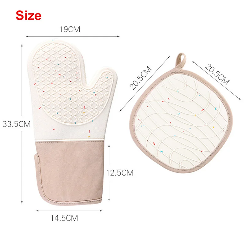 Wholesale Christmas Heat Resistant Kitchen Oven Mitts Pot Holder With Pocket