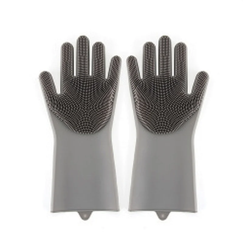 High quality Long Sleeve Silicone Dishwashing Glove Scrubber