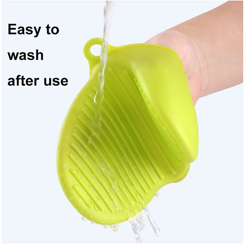 Cute Pot Holders for Kitchen Silicone Heat Resistant Gloves Clips