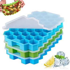Silicone Honeycomb Ice Cube Tray Honeycomb Ice Cube Trays With Removable Lids