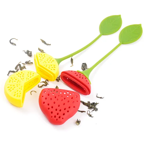 Silicone Multi Shaped  Flower And Leaf Tea Strainer Wholesale Tea Filter Novelty