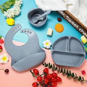 Silicon Bow Silicone Baby Dinnerware Plate