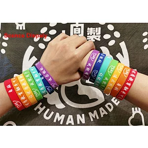 Silicone Wristbands Rubber Bracelets Custom Silicon Bracelet With Buttons Wristband Blank
