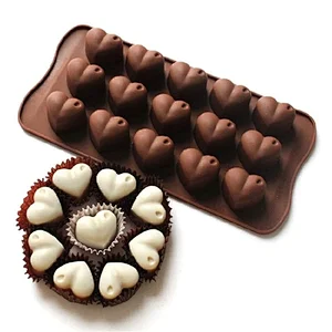 Professional 15 Cavity Silicone Chocolate Mold And Tools For The Chocolate Industry