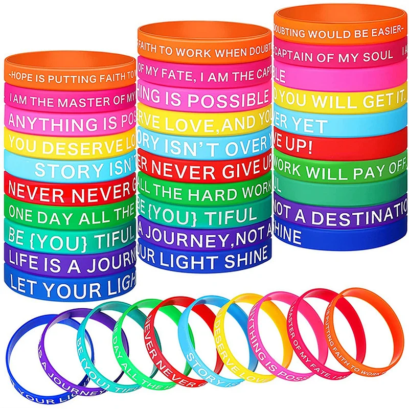 Silicon Debossed Parkour Bracelet Event Glowing Hologram Soccer Rubber Silicone Wristband