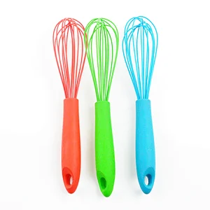 Silicone Professional Whisk Handle Cooking Egg Beater Manual Whisk Tools