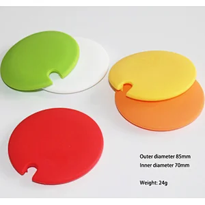 Wholesale Household Eco Friendly Reusable Silicone Leakproof Lid Silicone Cup Cover