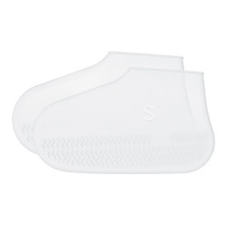Portable Waterproof Shoe Protectors Rain 2 Pcs Reusable Silicone Shoes Cover