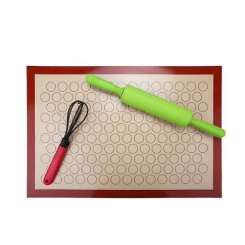 Heat Resistant Hot Selling  Baking Mat Custom Printed Silicone Microwave Mat