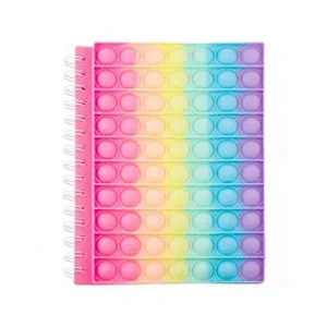 Amazon Hot Sale New A4 A5 Pop Bubble Note Book Push Pop Notebook