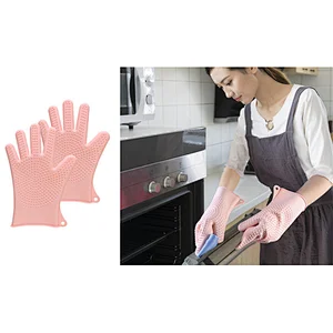 Hot selling wholesale price multi functions silicone cleaning household gloves