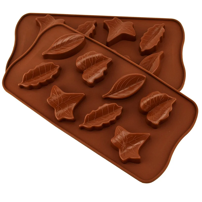 Flowers And Leaves Ice Soap Maple Leaf Mold Leaf Shaped Silicone Mold