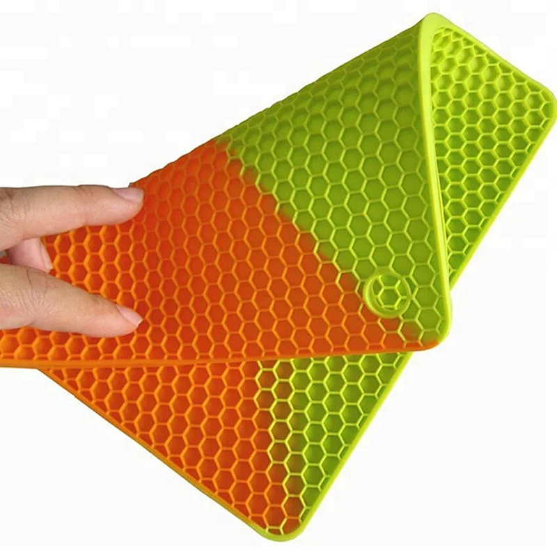 Heat Insulation Mat Non Slip Silicone Coaster Sets