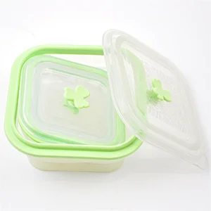 Silicone Takeaway Food Storage Containers Set For Business With Lids For Food
