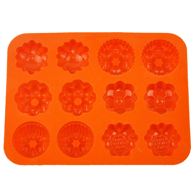 Silicone Soap Flower Molds 3D Flowers Nail Art Ice Mold Flower Small Rose Tray Mold