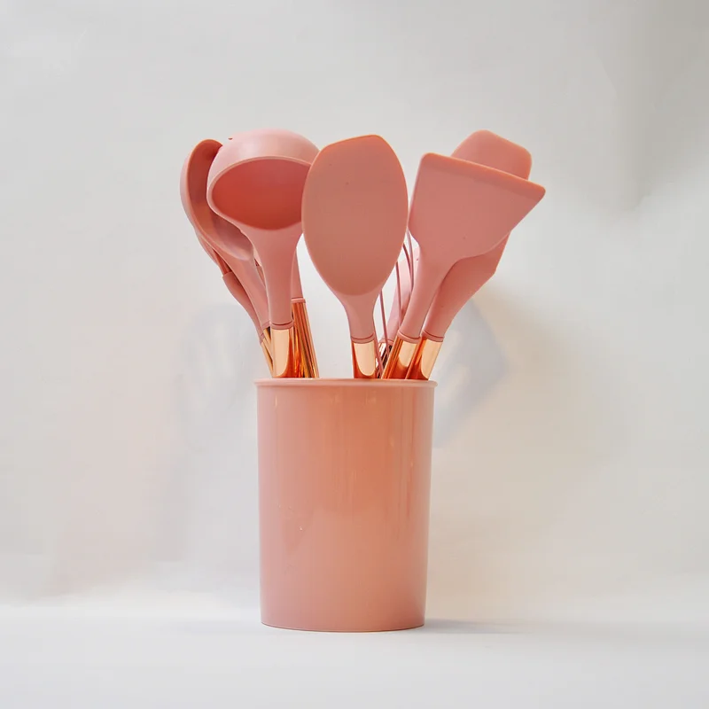 Pink Stainless Chef Utensils Versatile For Home Eco Friendly Black And Gold Utensils Utensils Spatulas