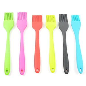 Kitchen Silicone Pastry Basting Bbq  Brush With Handle Silicon Cake Brush