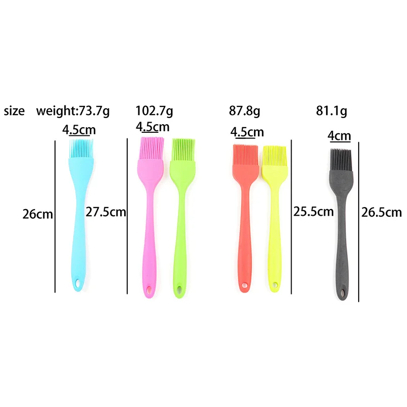 Silicone Brush Roasts Kitchen Bbq Silicone Brush And Spatula For Pastry Basting Brush