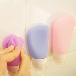 Lotion Shampoo Gel Travel Dispenser Bottle  Silicone Squeeze  Bottle