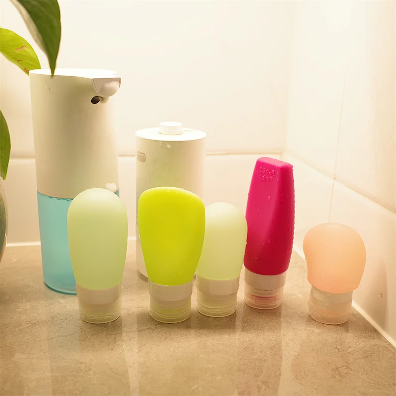 Lotion Shampoo Gel Travel Dispenser Bottle  Silicone Squeeze  Bottle