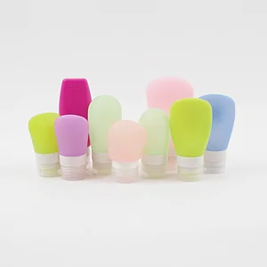Portable Travel Bottle  Silicone Luxury Silicone Cosmetic Squeeze Bottle