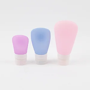 Portable Soft Silicone Travel Bottles Travel Silicone Squeeze Bottle