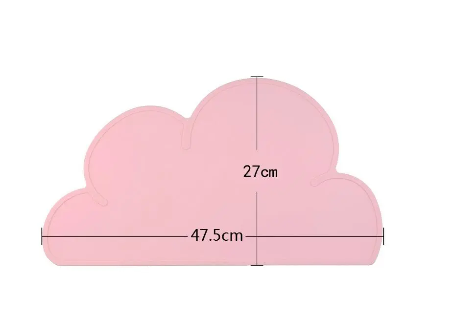 cloud silicone placemat