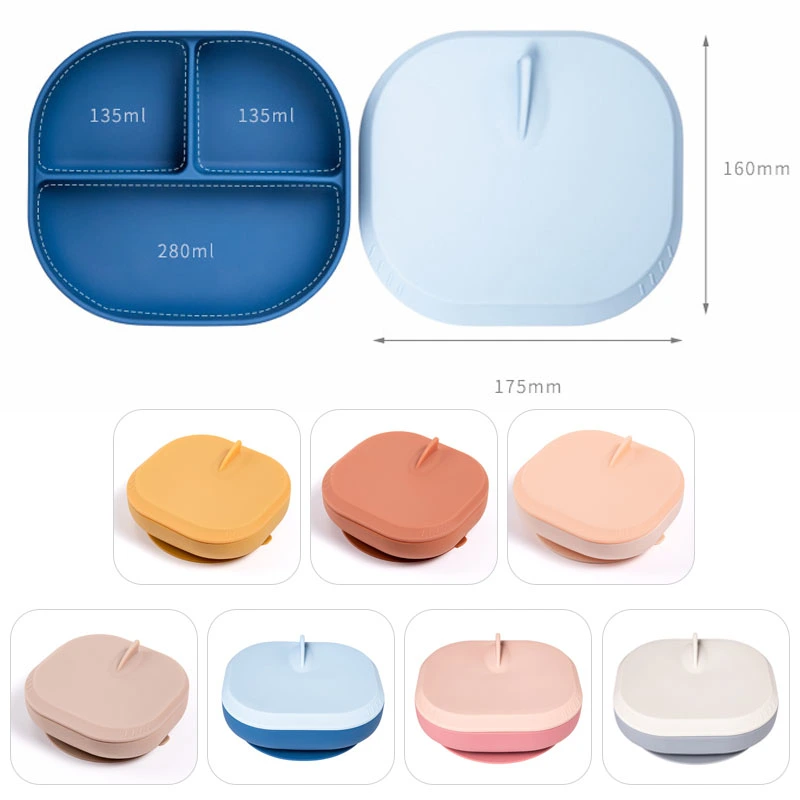 baby silicone plate