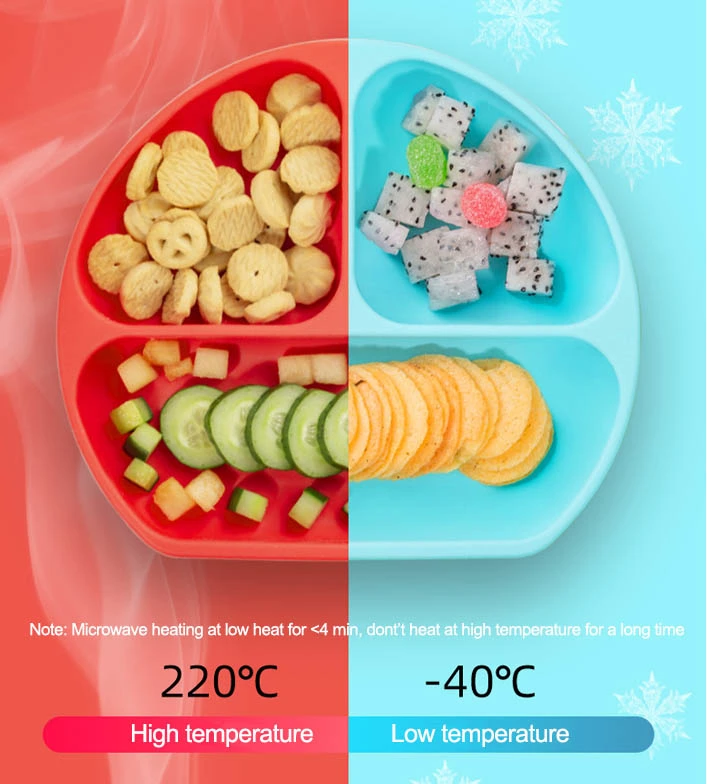 silicone baby plates