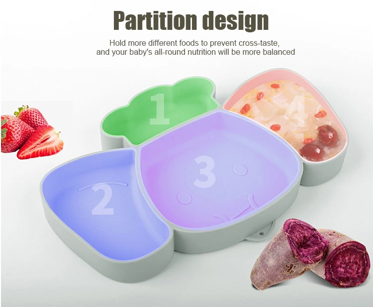 silicone baby plate