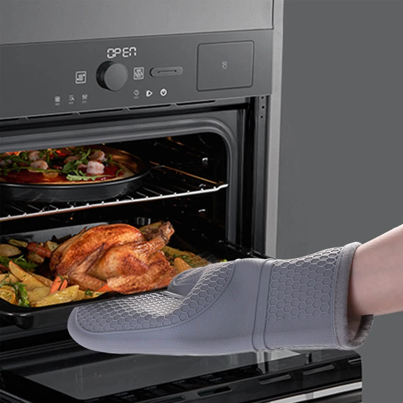 black gloves for cooking