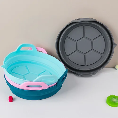 Wholesale Folding Reusable Silicone Air Fryer Tray