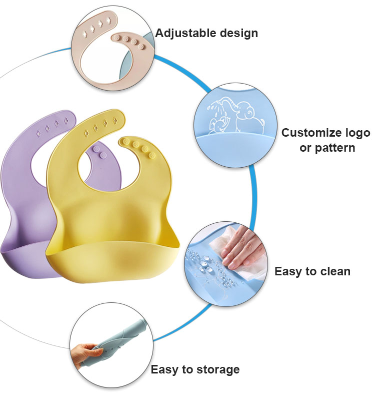 silicone bibs
