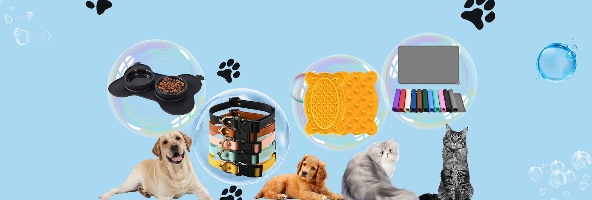 Silicone pet supplies