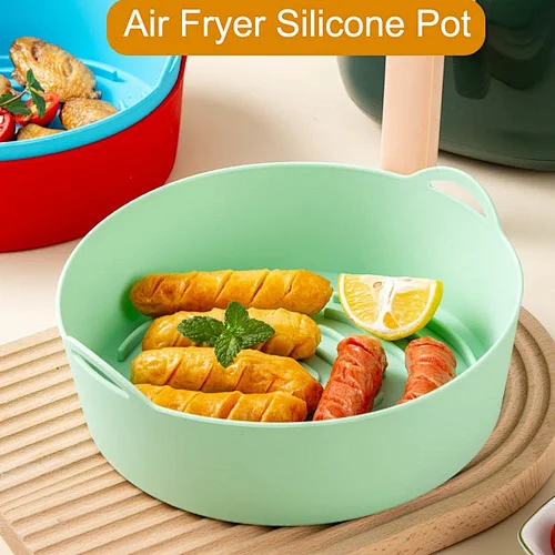 reusable silicone air fryer basket