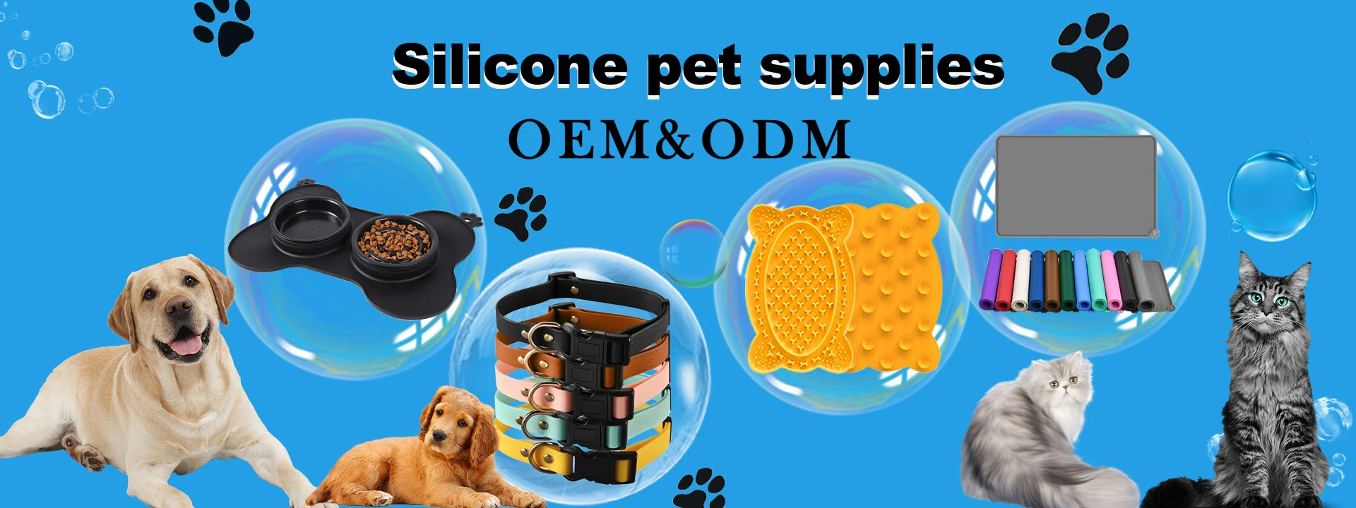 Silicone pet supplies