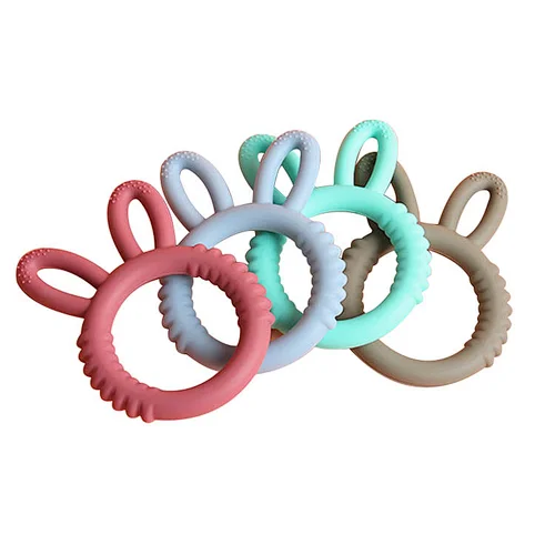 Best BPA free non toxic food grade silicone teether for baby