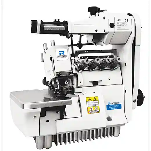 ROSEW GC7004/LFC 4 thread elastic lace attaching overlock sewing machine