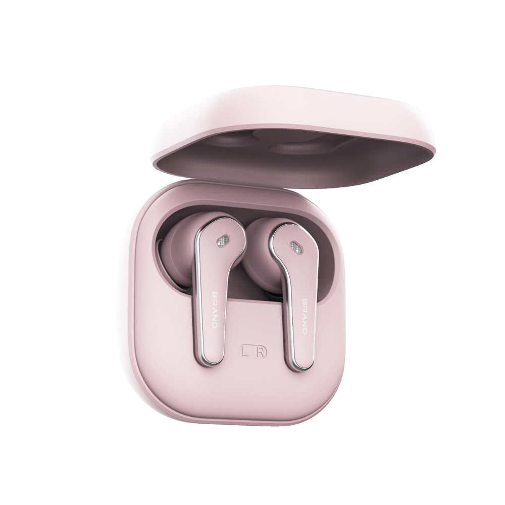 ANC ENC Dual Microphones Bluetooth 5.3 TWS Earbuds, Adjustable ANC/Ambient Mode, Fast Charge Low Latency
