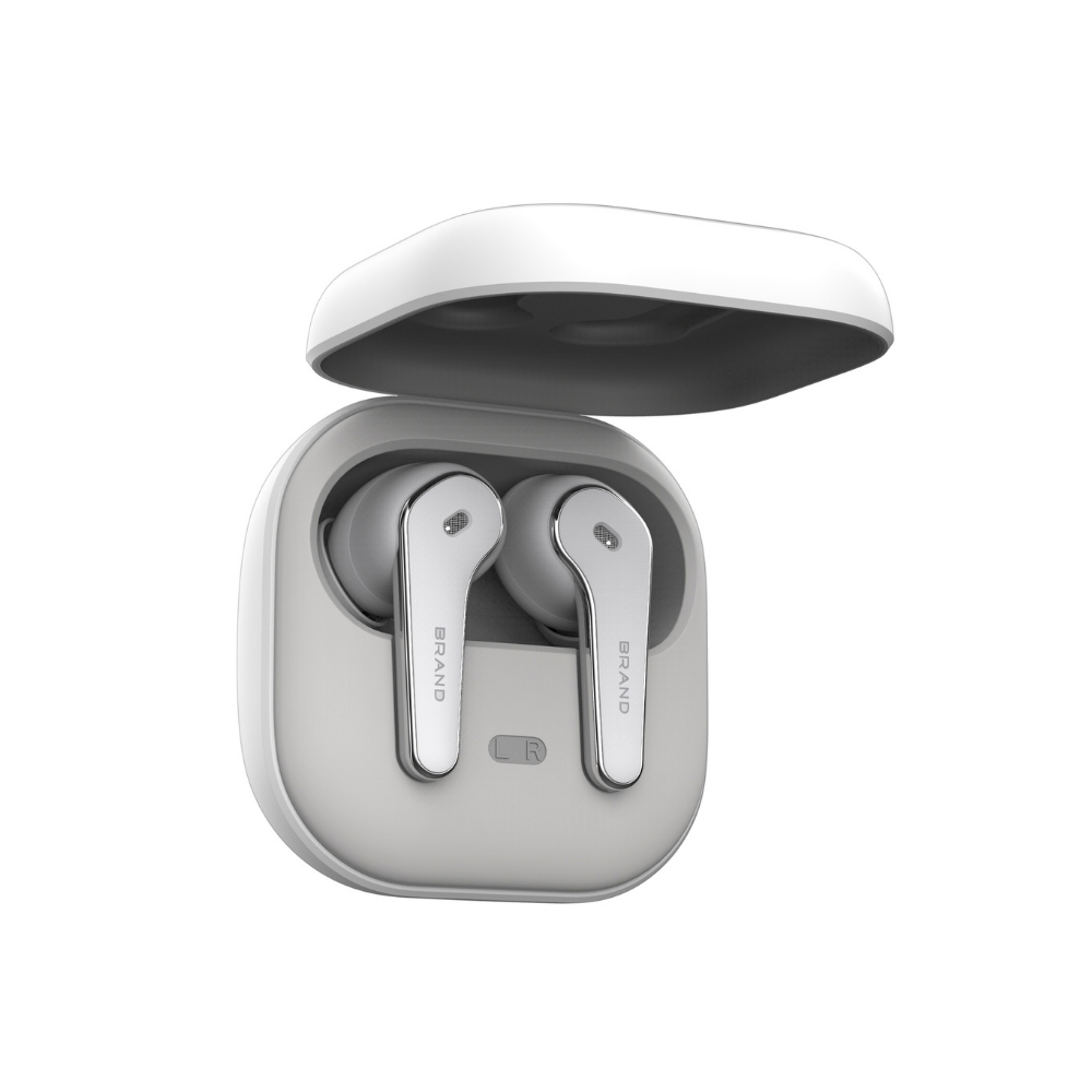 ANC ENC Dual Microphones Bluetooth 5.3 TWS Earbuds, Adjustable ANC/Ambient Mode, Fast Charge Low Latency